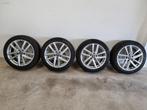 Lichtmetalen velgen 17 inch met winterbanden 205/50 R17 93V, Auto-onderdelen, Ophalen, Gebruikt, Banden en Velgen, 17 inch