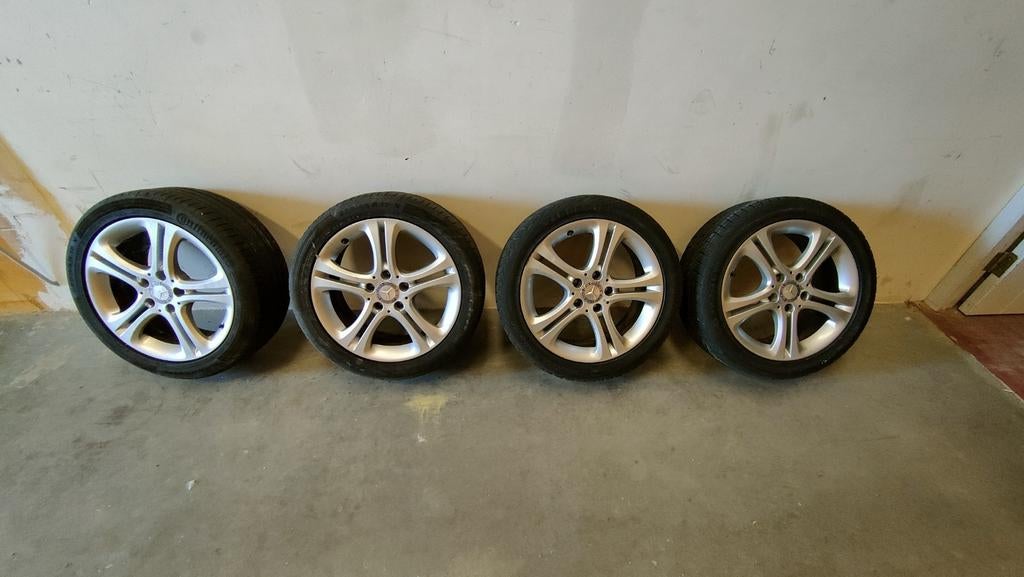 originele Mercedes velgen 17" A klasse, Gebruikt, 17 inch, 225 mm, Winterbanden