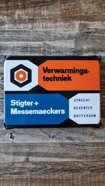Emaille bord verwarmings techniek, Verzamelen, Merken en Reclamevoorwerpen, Ophalen of Verzenden, Zo goed als nieuw, Reclamebord