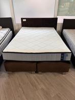 Boxspring met Auping Matras 140x200, Gebruikt, Tweepersoons, Matras, 200 cm
