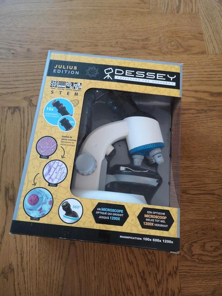 Microscoop - Ontdek de Microkosmos!, Kinderen en Baby's, Speelgoed | Educatief en Creatief, Zo goed als nieuw, Ontdekken, Met licht