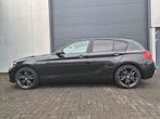 BMW 1-Serie 118D 5DR AUT 2017 Zwart 205 pk, Parkeersensor, Achterwielaandrijving, 1995 cc, Zwart