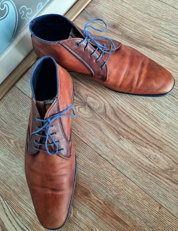 Floris van Bommel leren schoenen maat 10(44 2/3) beschikbaar voor biedingen