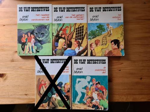Vier delen uit de Vijf detectives-serie van Enid Blyton, Boeken, Kinderboeken | Jeugd | 10 tot 12 jaar, Gelezen, Fictie, Ophalen of Verzenden