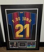 Ingelijst, gesigneerd Barcelona shirt door de Jong BecketCOA, Ophalen of Verzenden, Nieuw, Buitenlandse clubs, Shirt