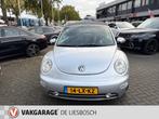 Volkswagen New Beetle Cabriolet 1.6/airco/elec.dak/navi/boek, Auto's, Stof, 4 cilinders, Cabriolet, 4 stoelen
