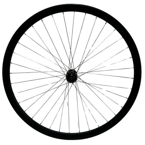 Voorwiel met Shimano Deore HB-M6000 naaf - 28 inch - Schijfr, Fietsen en Brommers, Fietsonderdelen, Gebruikt, Algemeen, Wiel, Ophalen of Verzenden