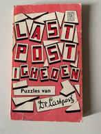 Puzzles / puzzels-LASTPOSTIGHEDEN dr Lastpost JJL v ZUYLEN, Ophalen of Verzenden, Zo goed als nieuw, Nederland
