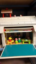 Fisher price schooltje e. Autos en poppetjes, Ophalen, Zo goed als nieuw