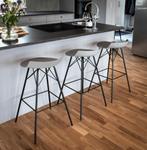 ALM298 - 2 Stuks moderne Barkrukken Alliance Tori GRIJS, Huis en Inrichting, Barkrukken, Ophalen, Veluwezoom 5, 1327 AA Almere