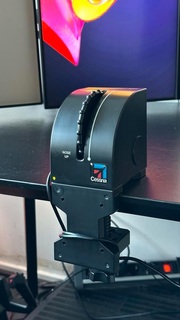 Saitek Cessna Trim Wheel - Zo Goed Als Nieuw!, Computers en Software, Joysticks, Zo goed als nieuw, Ophalen of Verzenden