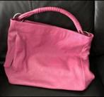 Grote roze leren tas, Ophalen of Verzenden, Zo goed als nieuw, Roze, Shopper