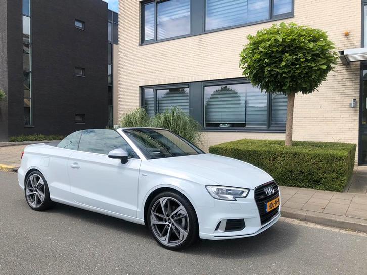 Audi A3 cabriolet 1.4 Tfsi 150pk S3 facelift 2017 Wit, Auto's, Audi, Particulier, A3, Airbags, Airconditioning, Alarm, Boordcomputer