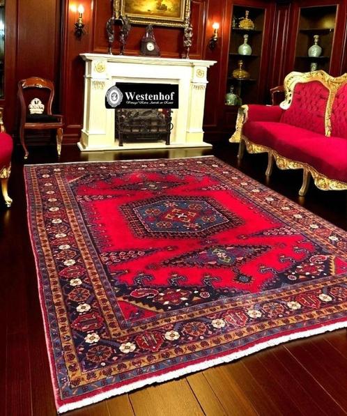 vintage origineel fraaie handgeknoopt Wiss Perzisch tapijt, Huis en Inrichting, Stoffering | Tapijten en Kleden, Gebruikt, 200 cm of meer