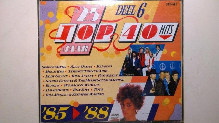 25 Jaar Top 40 Hits Deel 6 1985-1988, Cd's en Dvd's, Cd's | Verzamelalbums, Zo goed als nieuw, Pop, Ophalen of Verzenden