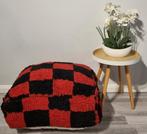Vintage berber poef, marokkaans zitkussen, Verzenden, 50 tot 75 cm, 50 tot 75 cm