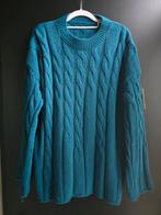 Nieuwe kabeltrui petrol 42 44 46, Kleding | Dames, Truien en Vesten, Ophalen of Verzenden, Nieuw, Maat 46/48 (XL) of groter, Bruin