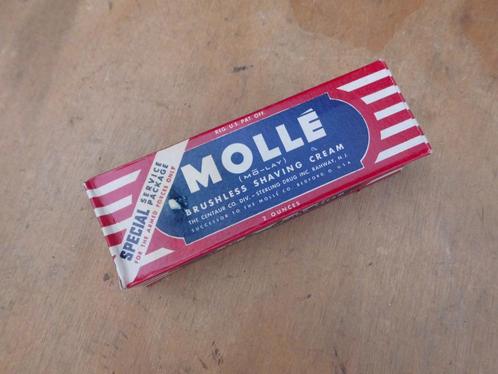 = US Molle Shaving Creme For Armed Forces NOS Scheerzeep =, Verzamelen, Militaria | Tweede Wereldoorlog, Amerika, Ophalen of Verzenden