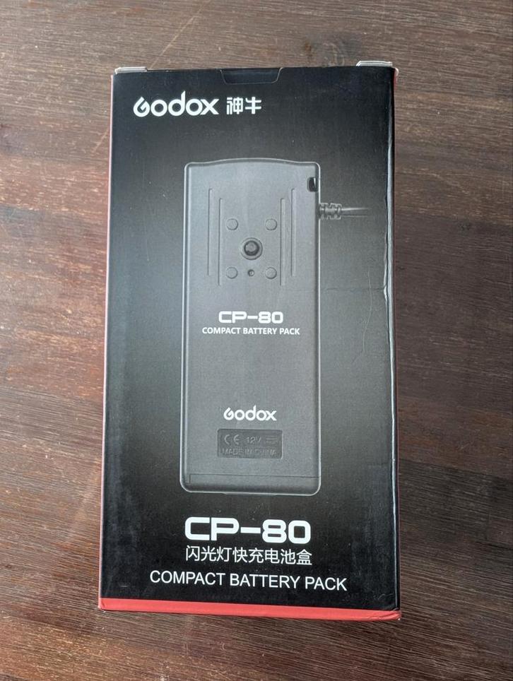 Nieuw: Godox CP80 Compact Battery Pack voor Canon flitsers, Audio, Tv en Foto, Fotografie | Flitsers, Nieuw, Ophalen of Verzenden