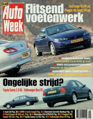 Autoweek 1998 nr. 49 (o.a. Ford Cougar & Peugeot 406 Coupé) beschikbaar voor biedingen