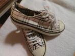 Dames schoenen gympen ruitje nieuw maat 37 lite's, Wit, Nieuw, Ophalen of Verzenden, Sneakers of Gympen