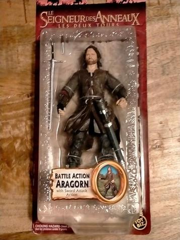Lord of the Rings Aragorn Toybiz actie figuur Battle action beschikbaar voor biedingen