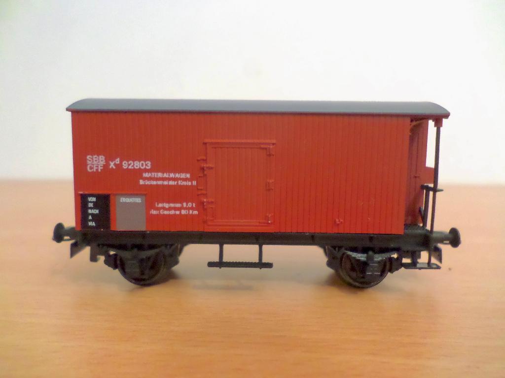 Ruco H0: Materiaalwagon van de SBB CFF, Overige merken, Gebruikt, Gelijkstroom, Wagon