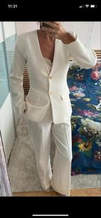 Fred de la Bretoniere pak-Zo goed als nieuw! Maat S, Ophalen of Verzenden, Zo goed als nieuw, Beige, Lang