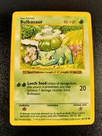 Base set Shadowless Bulbasaur, Hobby en Vrije tijd, Ophalen of Verzenden, Gebruikt, Losse kaart