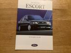 Ford Escort MK4 Brochure -1992, Ophalen of Verzenden, Nieuw, Ford