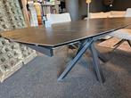 Uitschuif tafel draaitafel Kheops keramiek blad, Ophalen of Verzenden, Nieuw, Glas, Minder dan 50 cm