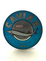 groot oud blik kaviaar caviar malossol Guriev (voor 1kg), Ophalen of Verzenden, Gebruikt, Overige