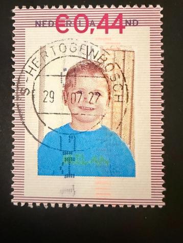  Postzegel NL persoonlijk Jongetje gestempeld. beschikbaar voor biedingen