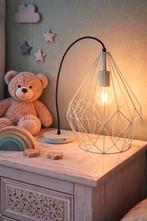 Industriële draadlamp – mintgroen moderne hanglamp, Huis en Inrichting, Lampen | Hanglampen, Ophalen, Minder dan 50 cm