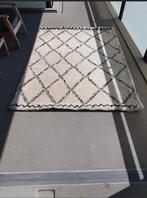 Varamin Vloerkleed Wit/Zwart 35 mm 160x230 cm, Ophalen, Zo goed als nieuw, Rechthoekig, Wit