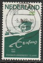Nederland 1988 1412 Erasmus, Gest, Postzegels en Munten, Postzegels | Nederland, Ophalen of Verzenden, Na 1940, Gestempeld