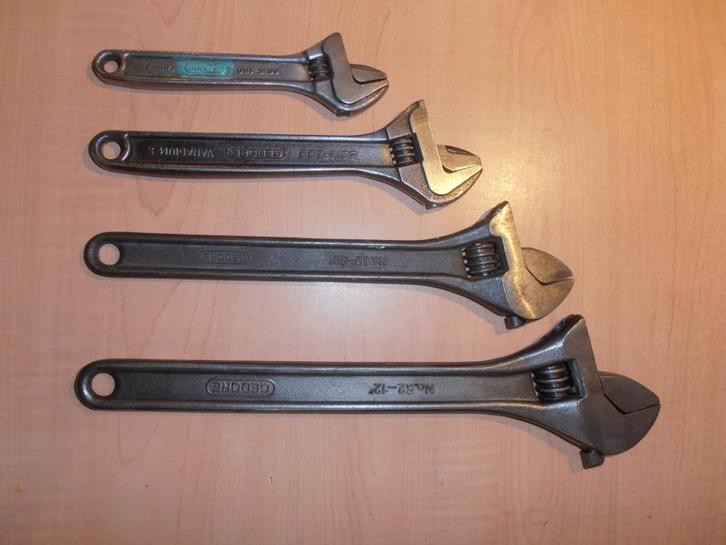 Zgan GEDORE Bahco moersleutel set., Doe-het-zelf en Verbouw, Gereedschap | Handgereedschap, Zo goed als nieuw, Ophalen of Verzenden