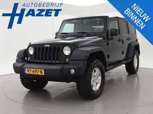 Jeep Wrangler 2.8 CRD 200 PK SPORT AUT. 4X4 GRIJS KENTEKEN, Auto's, Jeep, Bedrijf, Te koop, Wrangler, 4x4, ABS, Airbags, Airconditioning