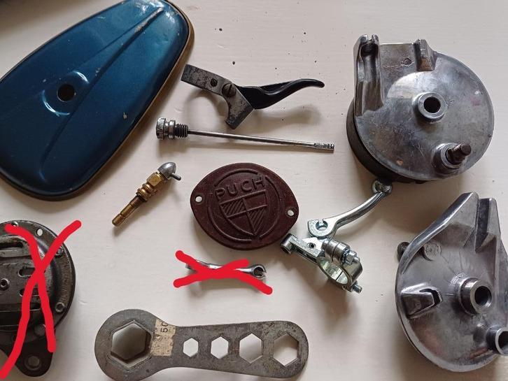 oldtimer puch spullen ms50 vs50, Fietsen en Brommers, Brommeronderdelen | Puch, Gebruikt, Ophalen of Verzenden