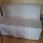 slaapbank, Ophalen, Gebruikt, Beige, Tweepersoons