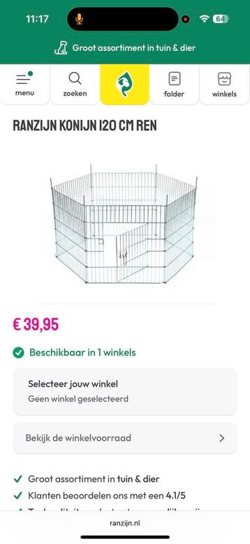 2x konijnenren Ranzijn voor prijs van een beschikbaar voor biedingen