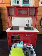 Leuke rode Ikea speelkeuken met accessoires, Ophalen, Zo goed als nieuw, Hout, Speelkeuken
