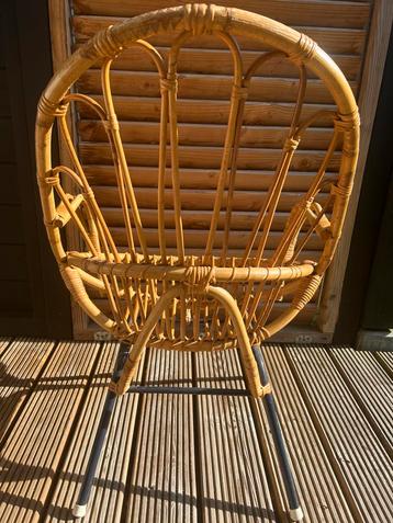 Vintage Rohe Rotan Stoel beschikbaar voor biedingen