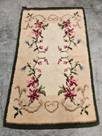 Vintage oosters wol Smyrna tapijt floral Romance 70x118cm, Gebruikt, 100 tot 150 cm, Unknown, Unknown