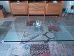 Glazen salontafel maupertuus, Huis en Inrichting, 50 tot 100 cm, Minder dan 50 cm, Glas, 100 tot 150 cm