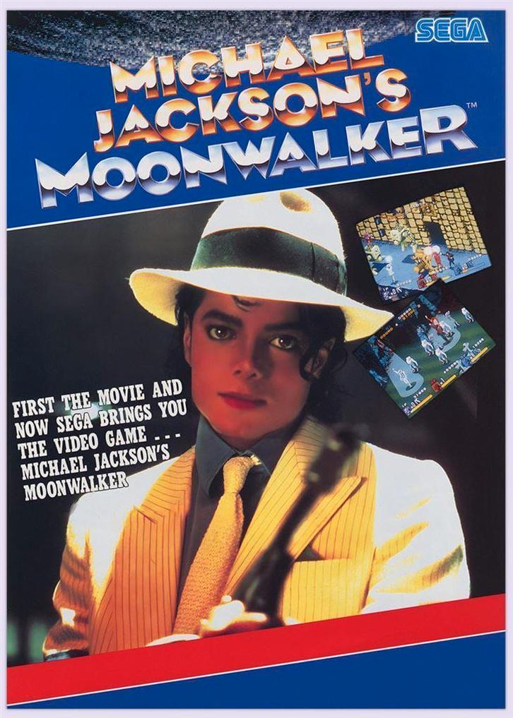 MOONWALKER SEGA Michael Jackson Videogame Poster, Spelcomputers en Games, Games | Overige, Nieuw, 1 speler, Vanaf 3 jaar, Ophalen of Verzenden
