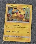 Cosmos Holo Pikachu SM76 Sun & Moon Black Star Promo, Ophalen of Verzenden, Zo goed als nieuw, Losse kaart, Foil