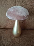 Velvet Paddenstoel Decoratie - Roze/Goud, Huis en Inrichting, Ophalen of Verzenden, Zo goed als nieuw
