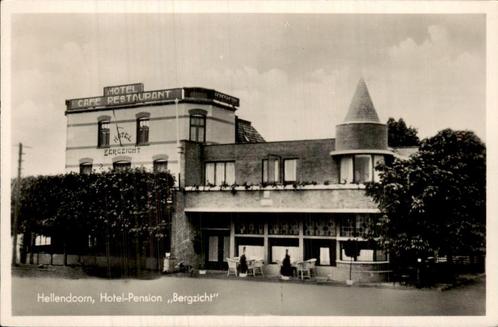Hotel-Pension Bergzicht in Hellendoorn, Verzamelen, Ansichtkaarten | Nederland, Ongelopen, Overijssel, 1920 tot 1940, Ophalen of Verzenden