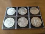 6 x 1 oz zilver - World of Dragons - complete set, Ophalen, Zilver